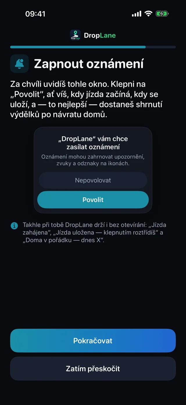 Zapnout oznámení