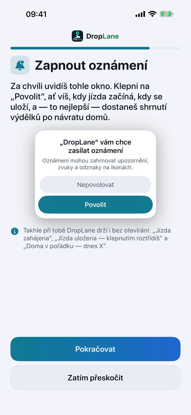 Zapnout oznámení