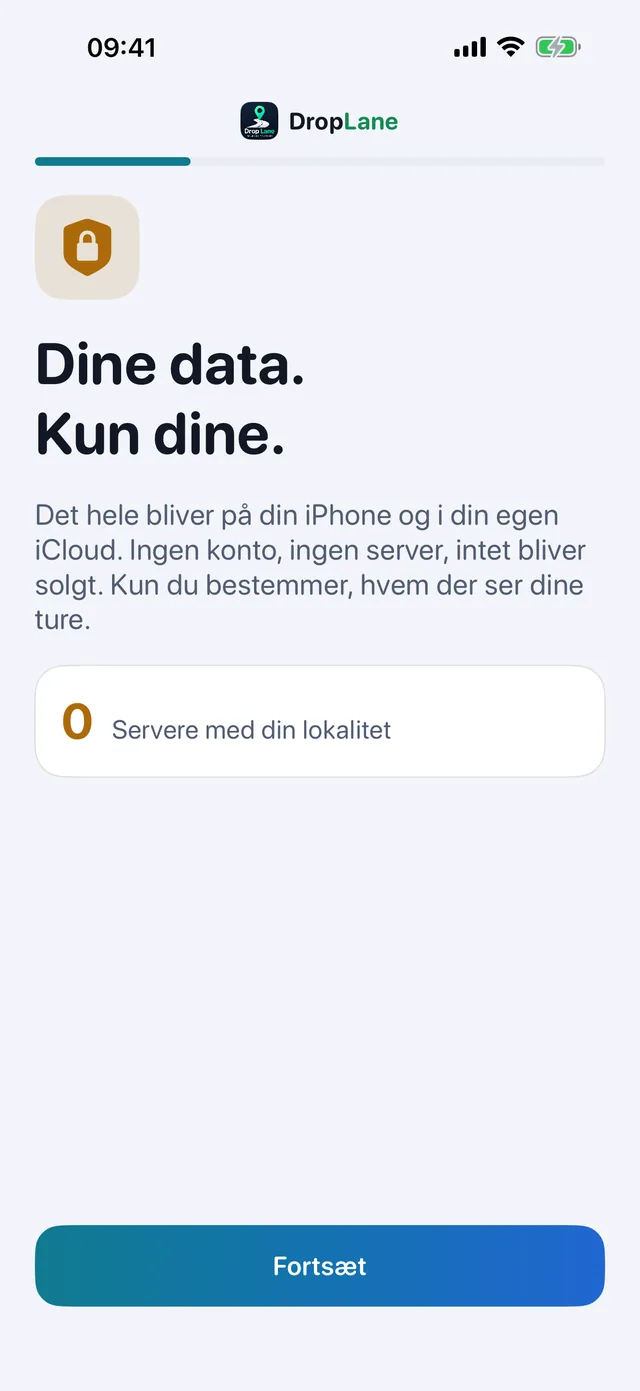 Dine data. Kun dine.