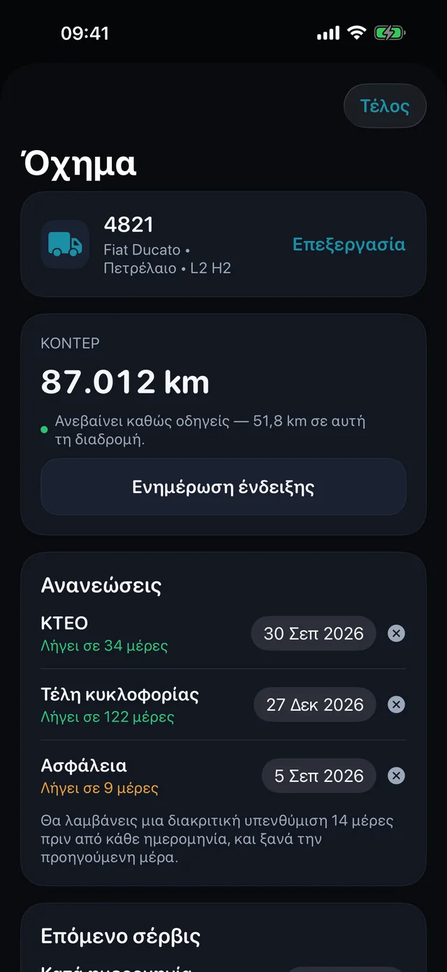 Όχημα — ΚΤΕΟ, τέλη κυκλοφορίας και ασφάλεια, πριν σε προλάβουν.