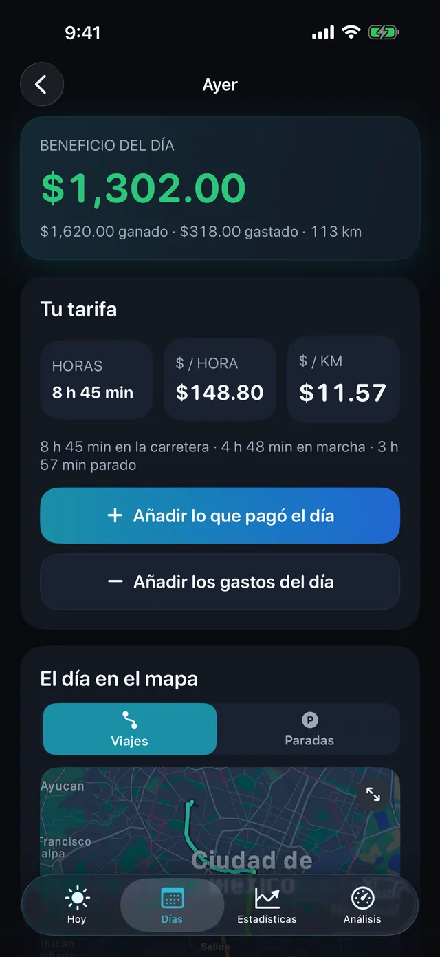 Ayer — Lo que pagó la hora de verdad.