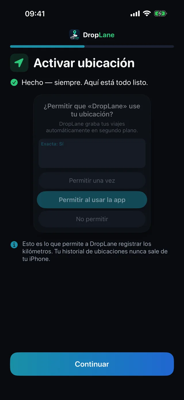 Activar ubicación