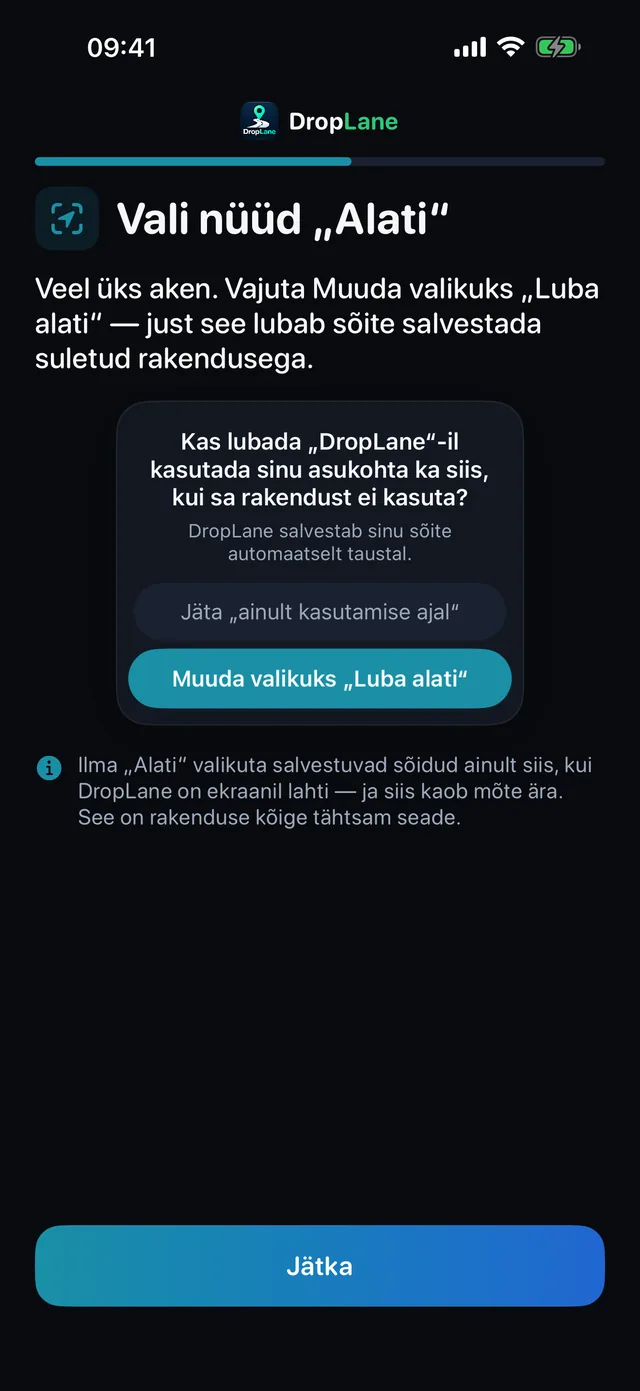 Vali nüüd „Alati“