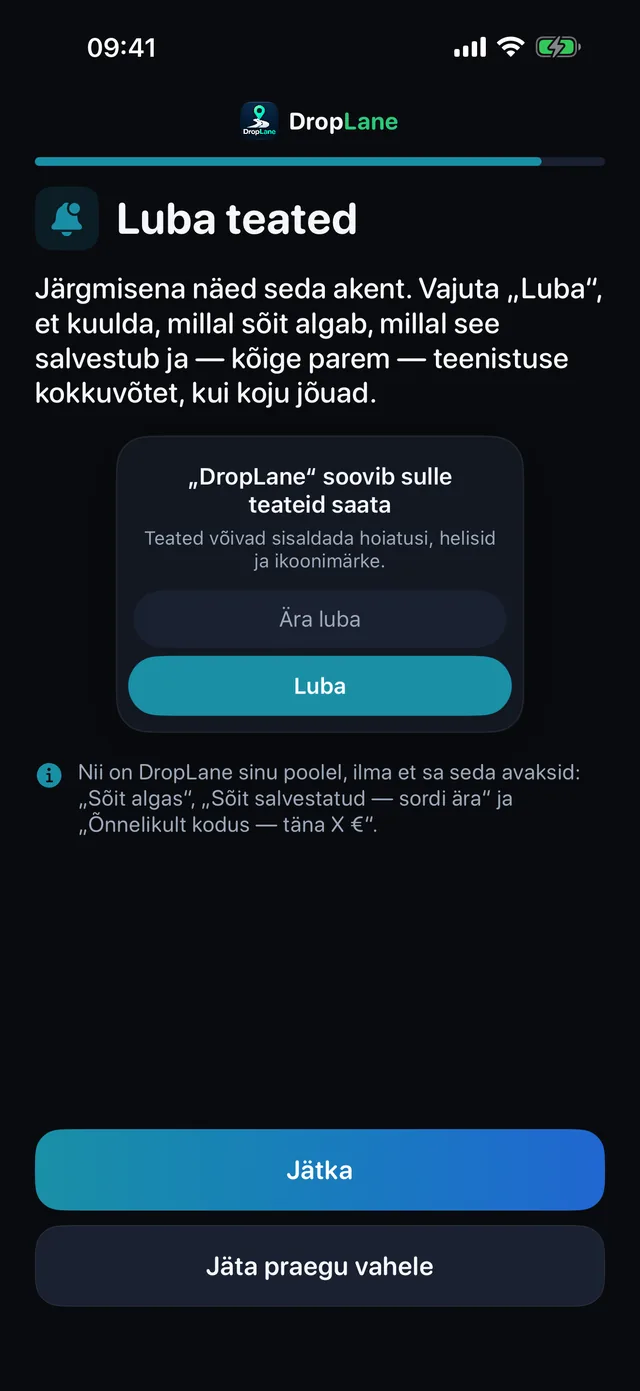 Luba teated