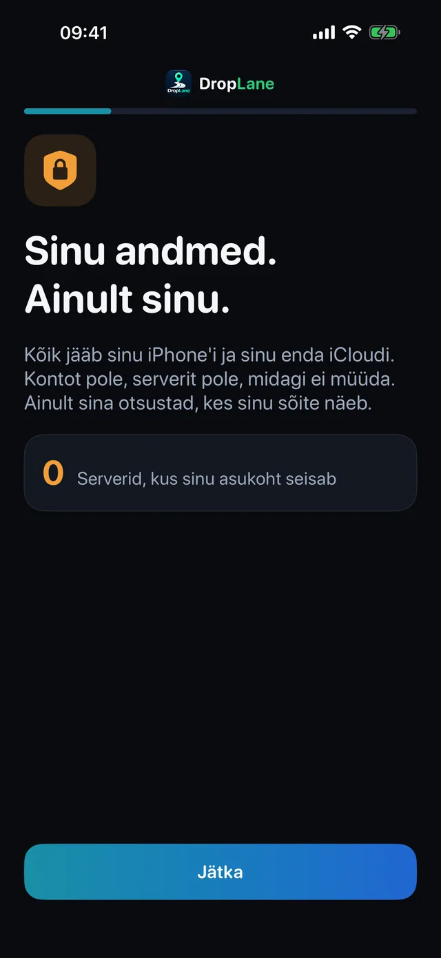 Sinu andmed. Ainult sinu.
