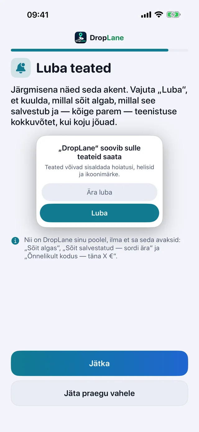 Luba teated