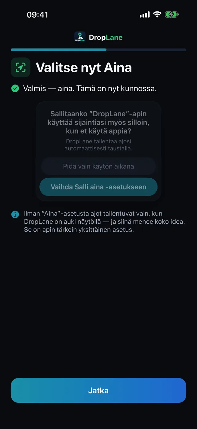 Valitse nyt Aina