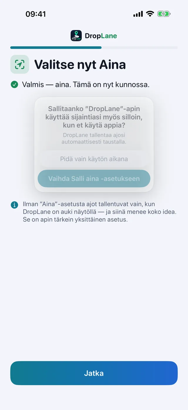 Valitse nyt Aina