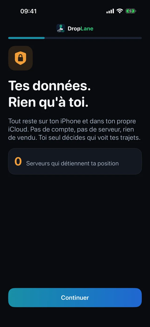 Tes données. Rien qu'à toi.