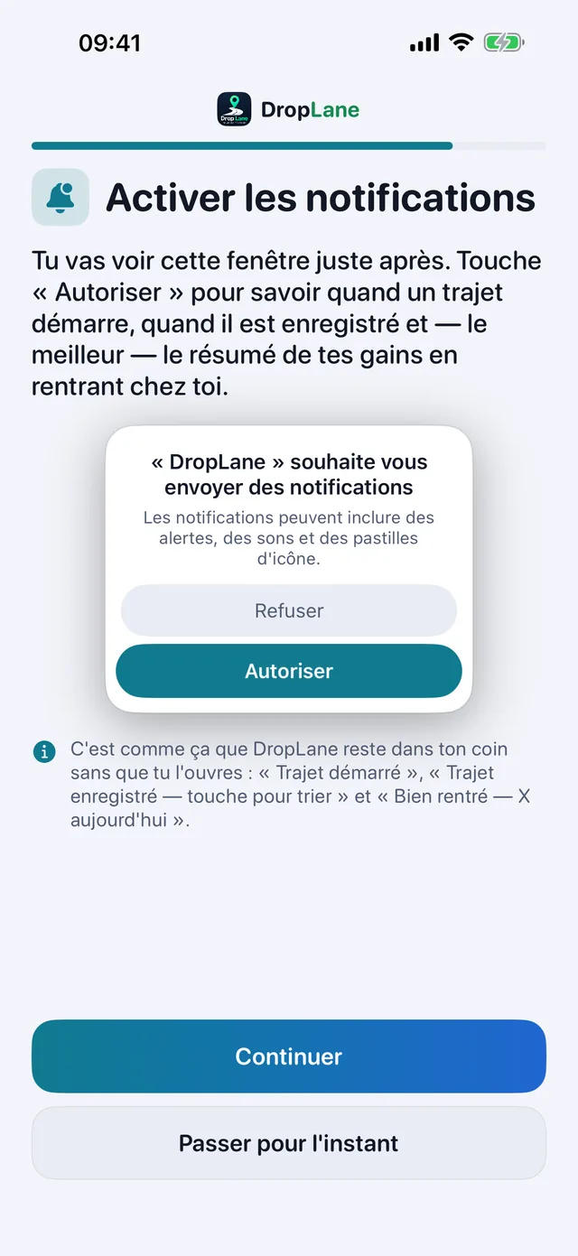 Activer les notifications