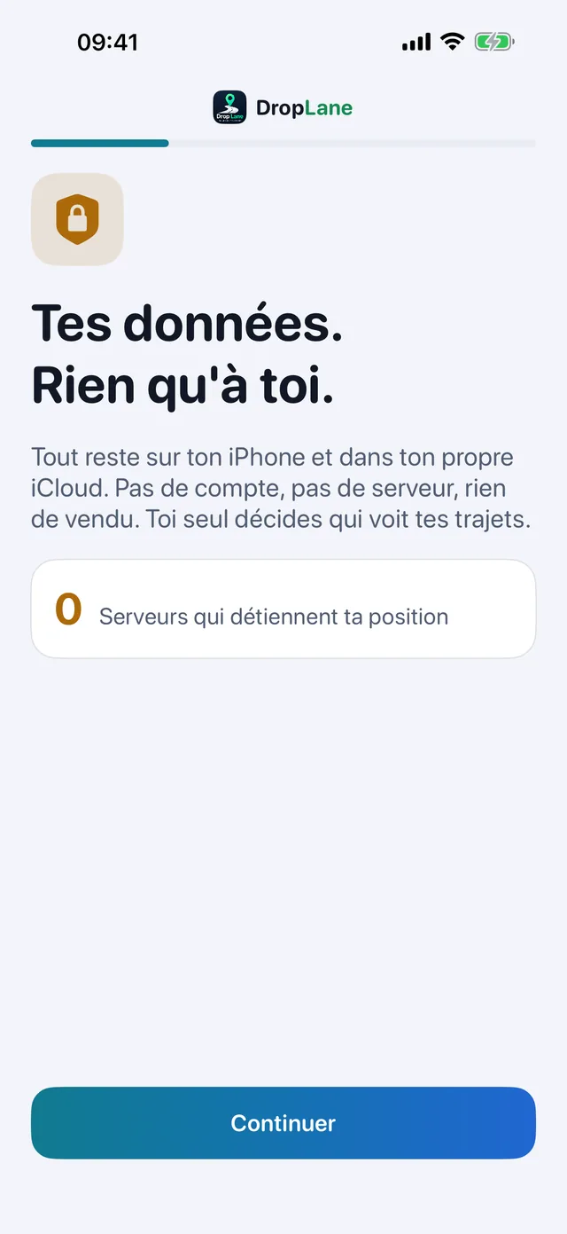 Tes données. Rien qu'à toi.