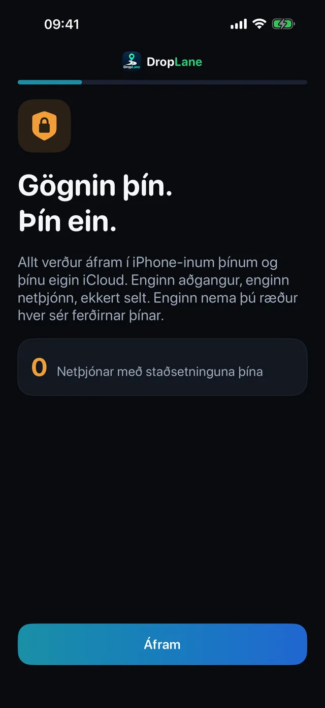 Gögnin þín. Þín ein.