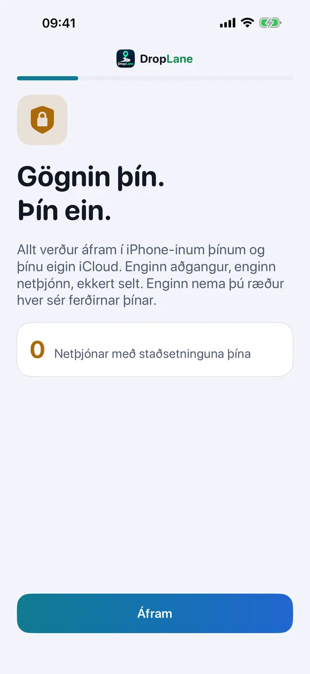 Gögnin þín. Þín ein.
