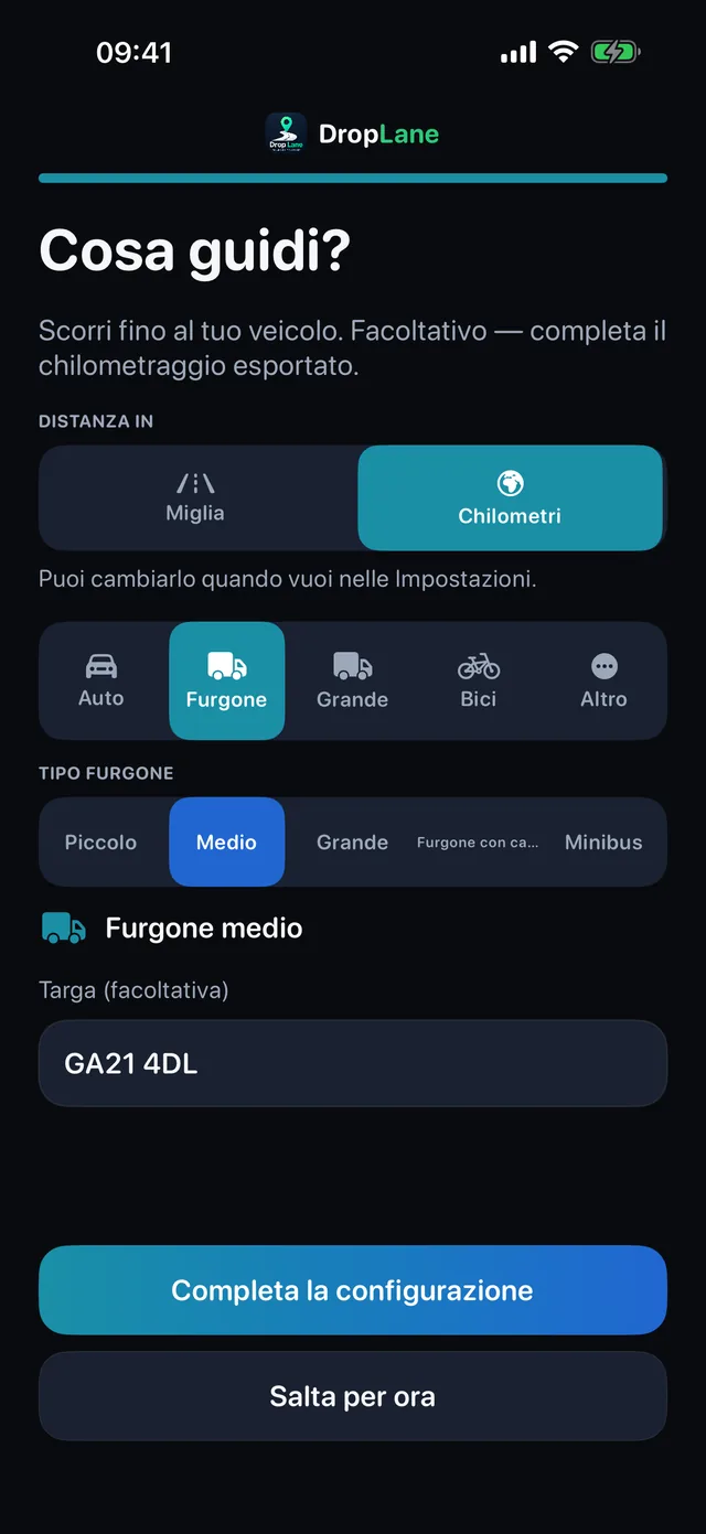 Cosa guidi?
