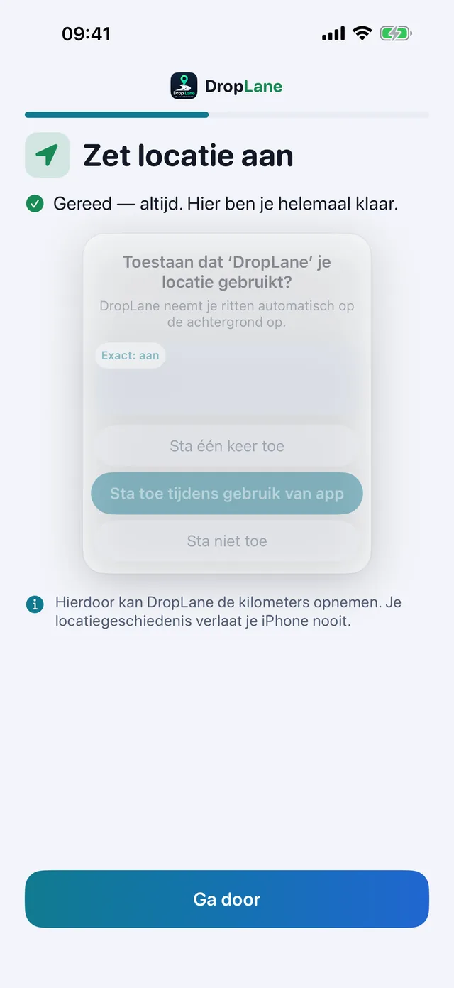 Zet locatie aan
