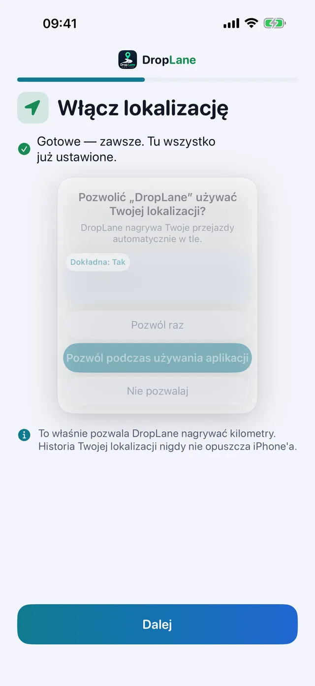 Włącz lokalizację