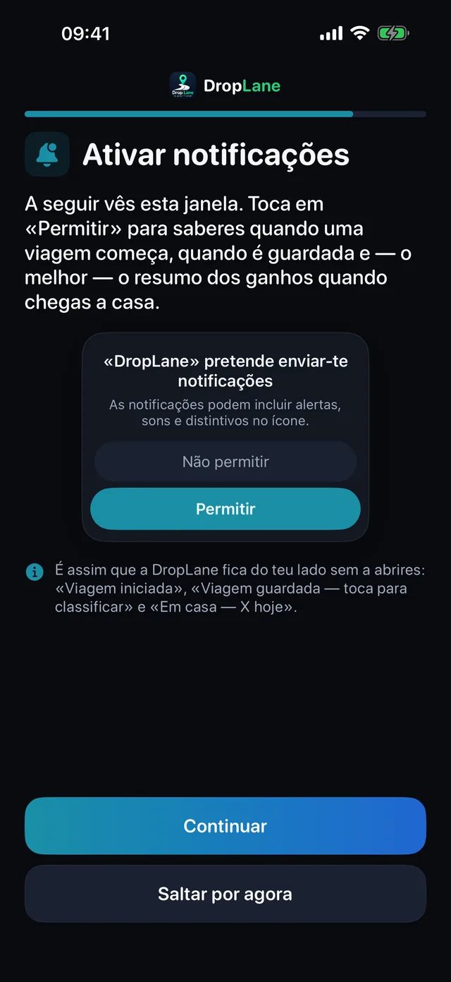 Ativar notificações