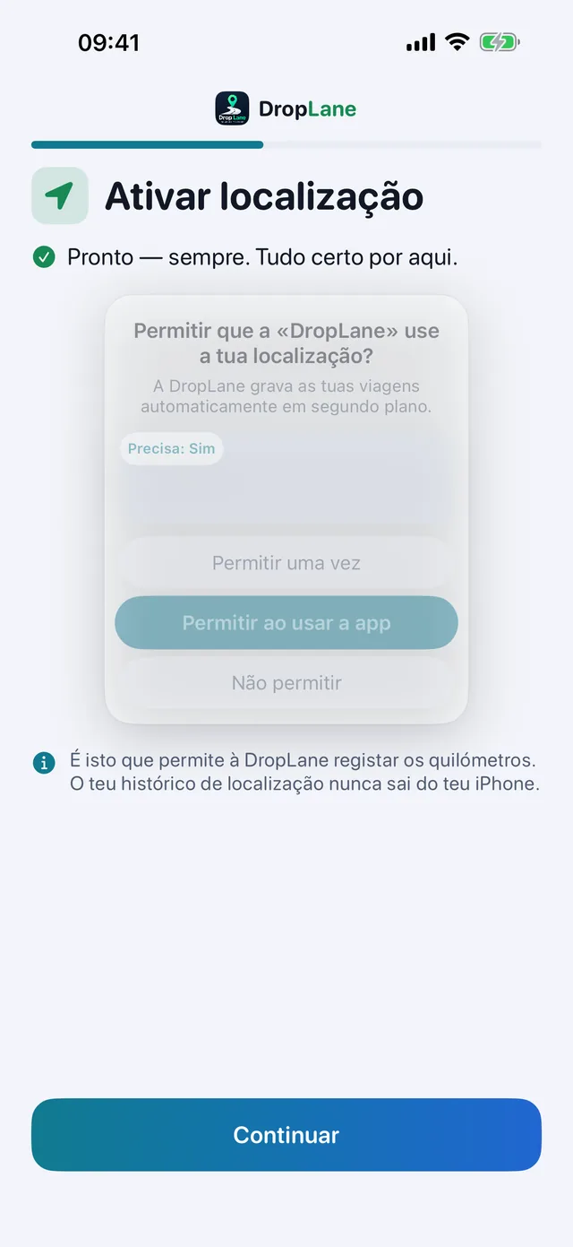 Ativar localização