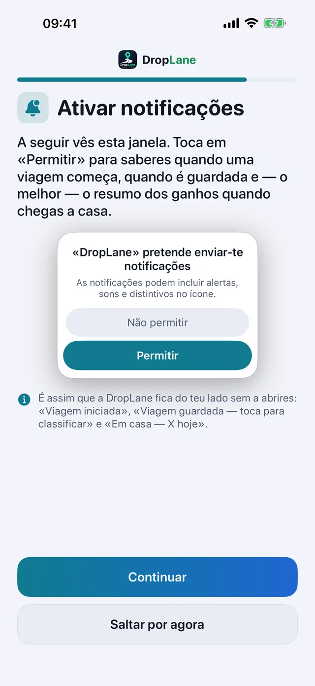 Ativar notificações