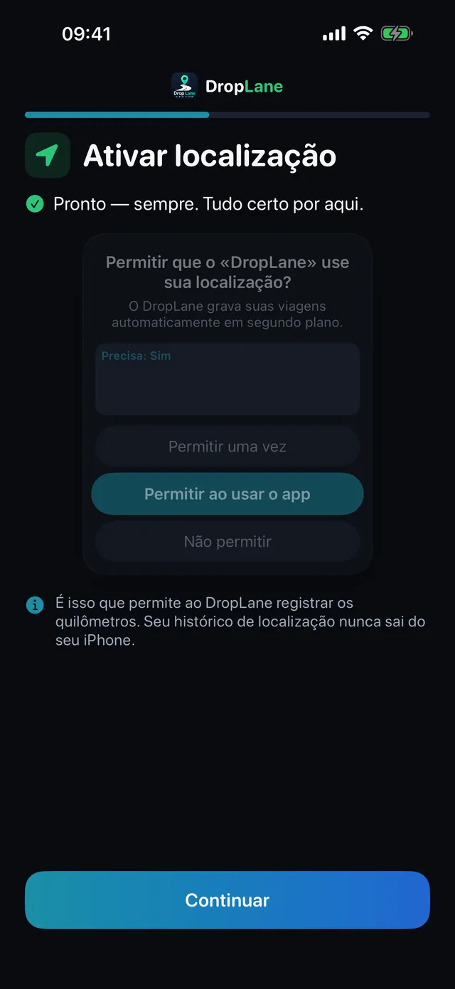Ativar localização