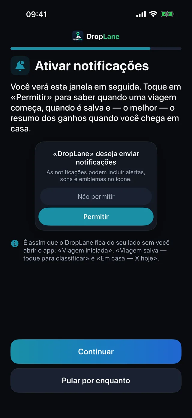 Ativar notificações