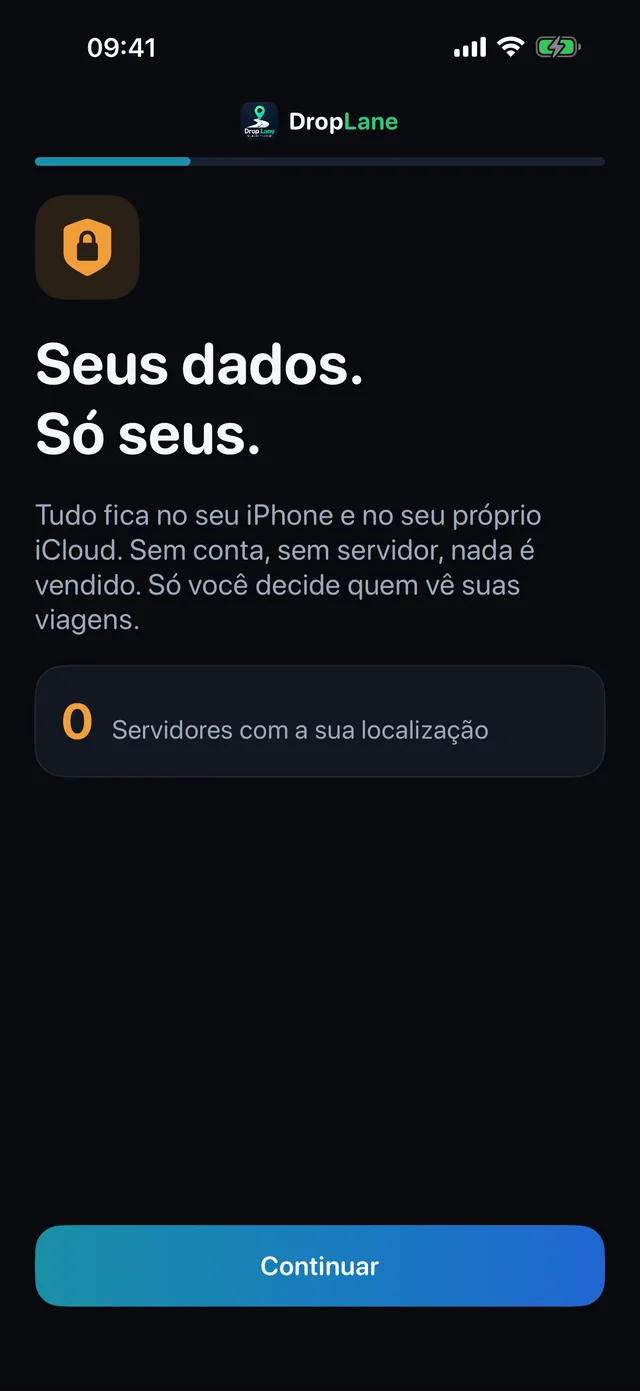 Seus dados. Só seus.