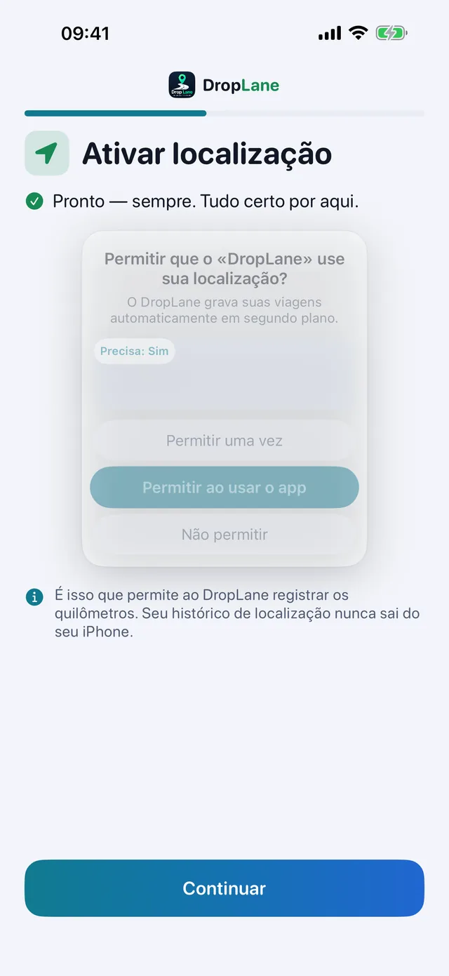 Ativar localização