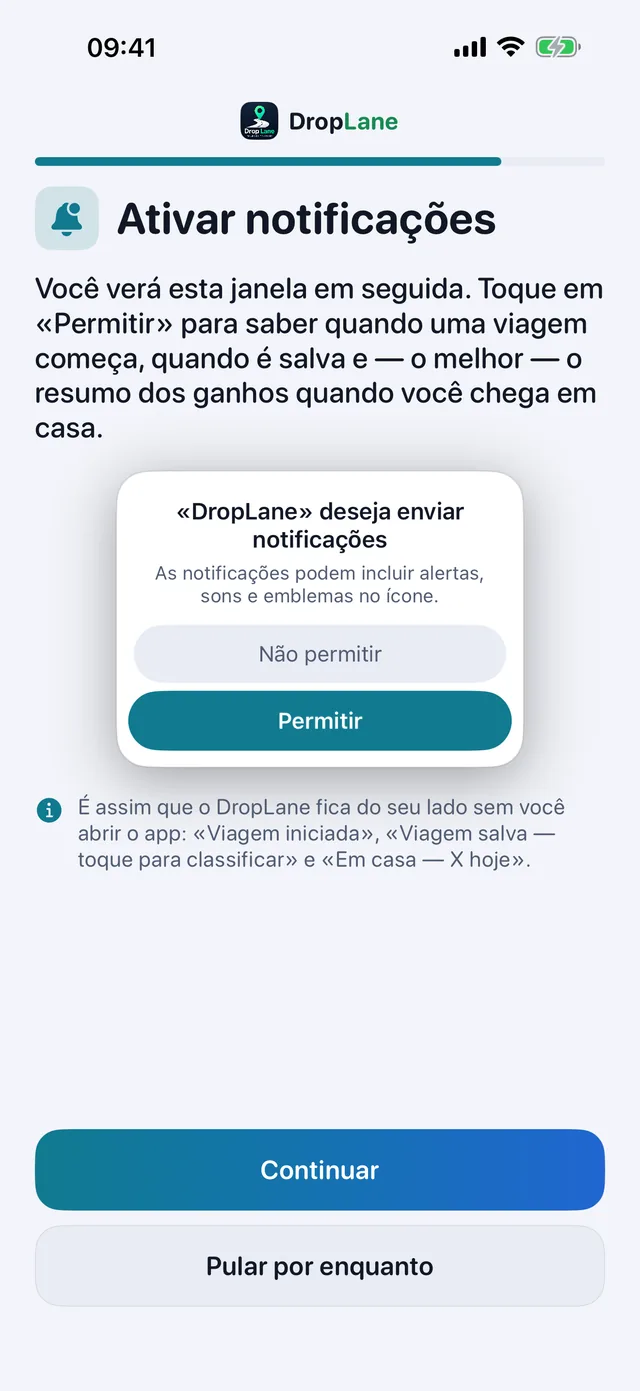 Ativar notificações