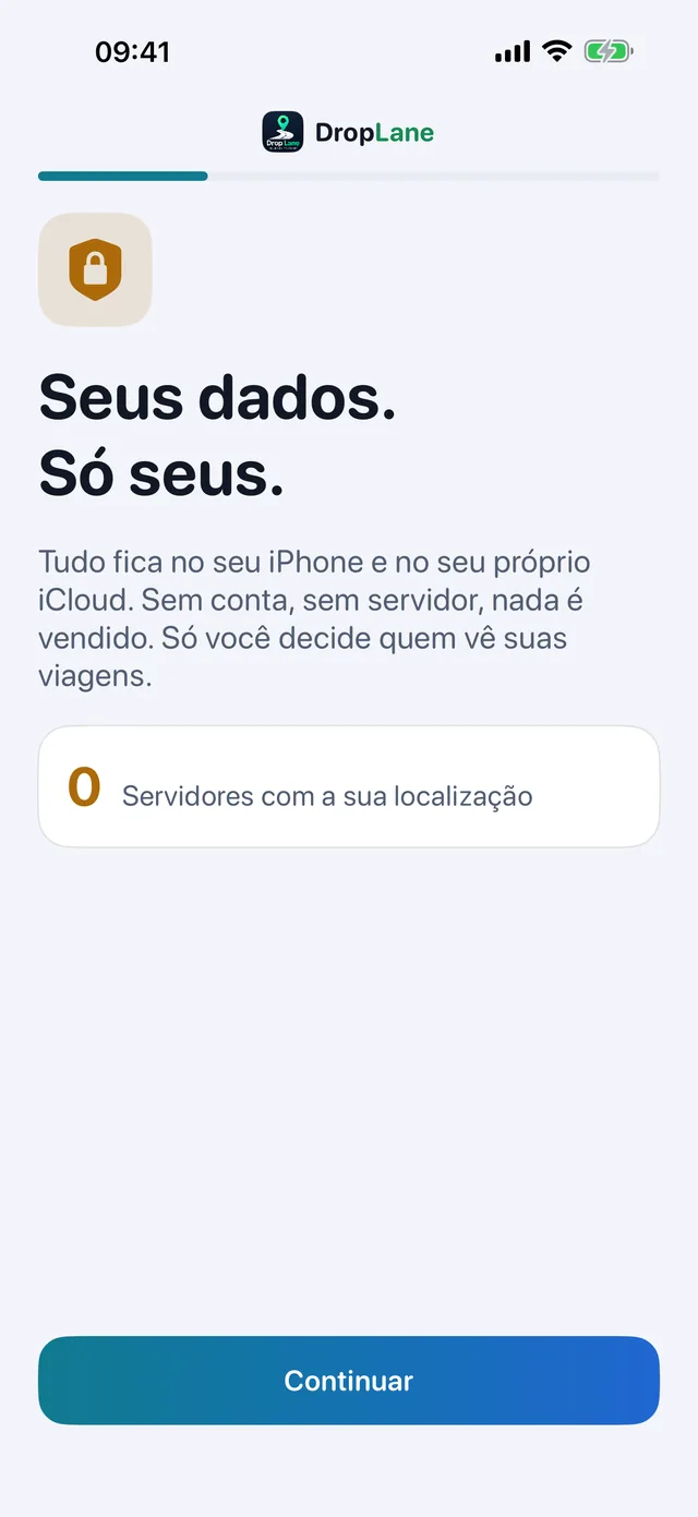 Seus dados. Só seus.