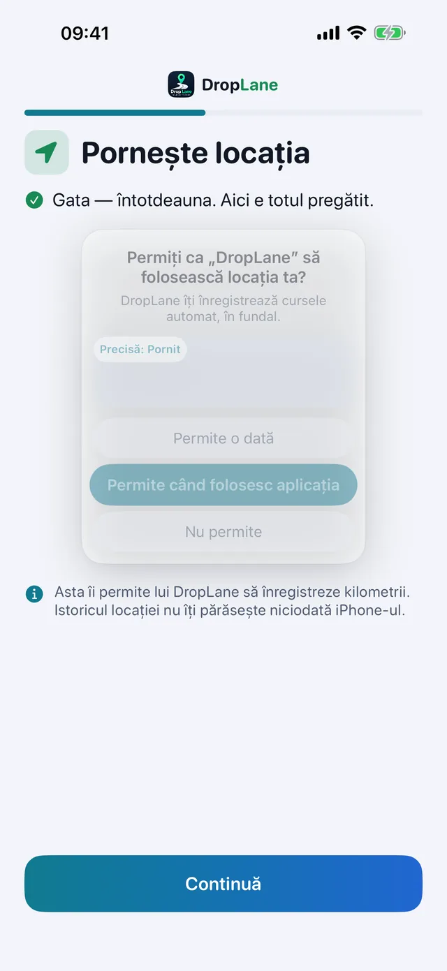 Pornește locația