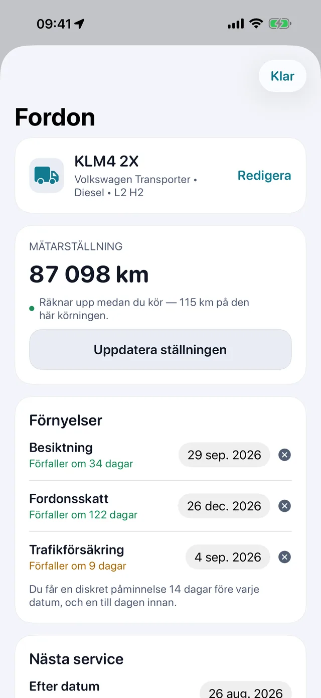 Fordon — Besiktning, fordonsskatt och försäkring, innan de biter.