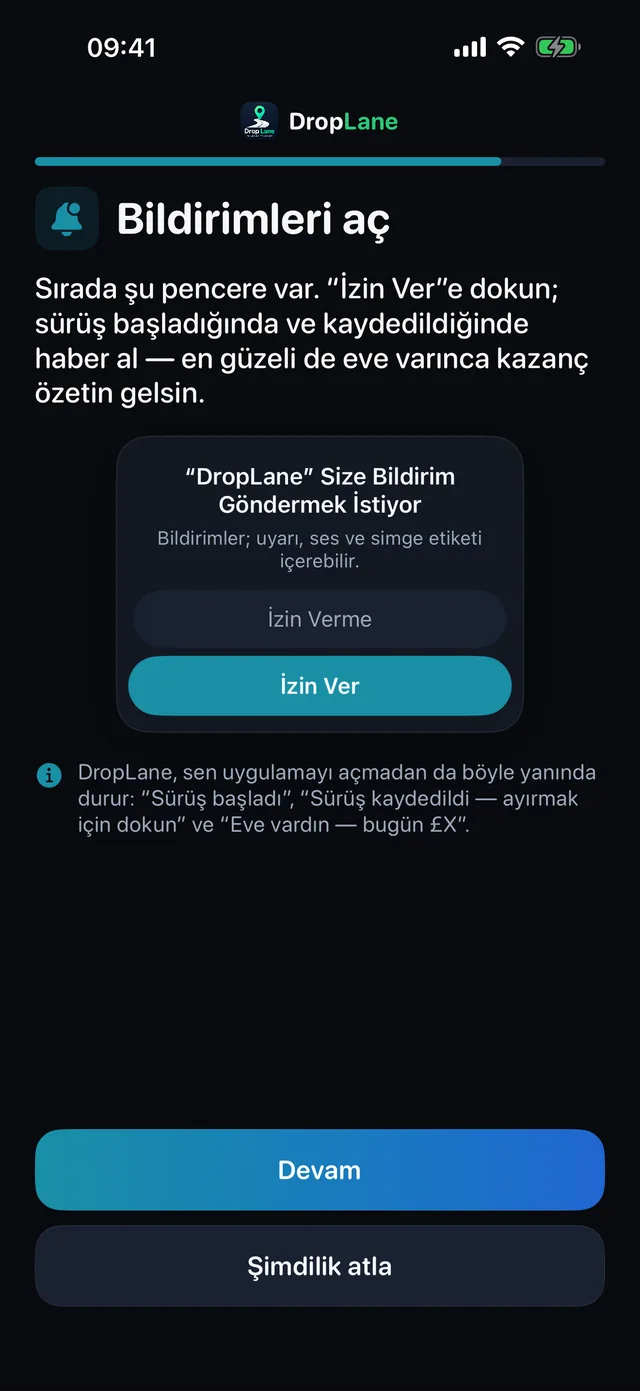 Bildirimleri aç