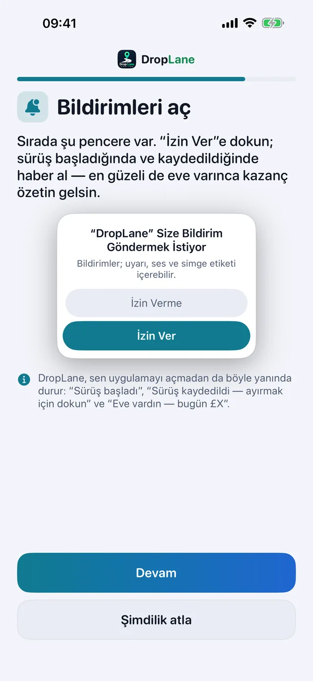 Bildirimleri aç